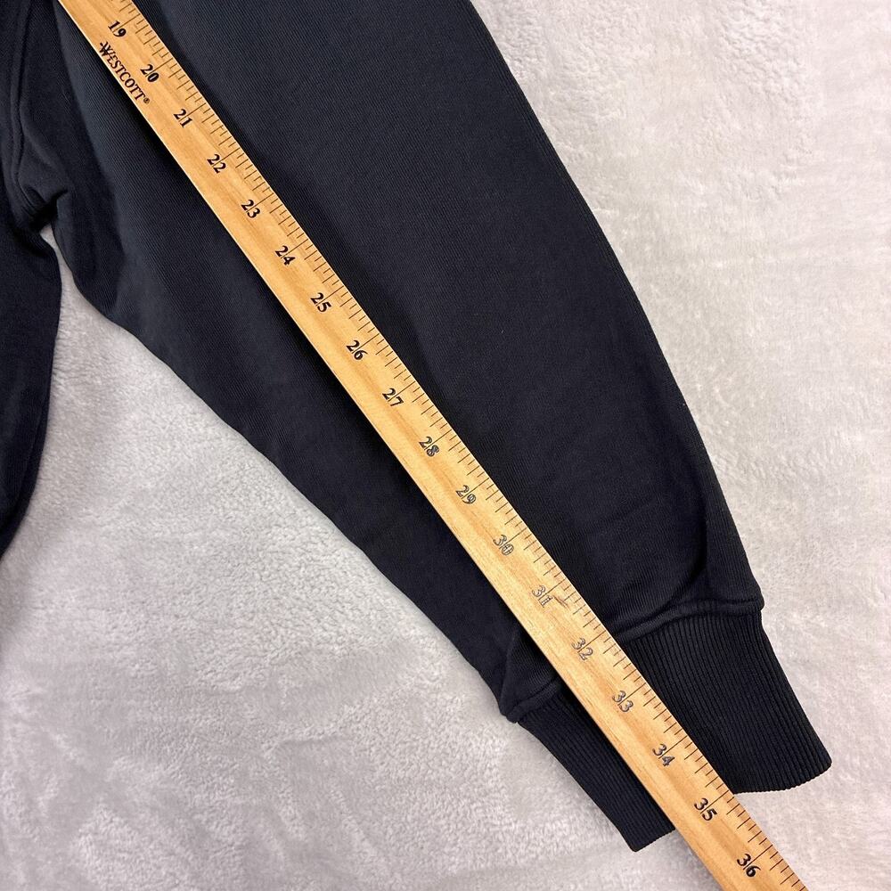 Levis Sweatshirt Womens XL Black Garment Dyed Relaxed Oversized Classic Preppy - Picture 7 of 9